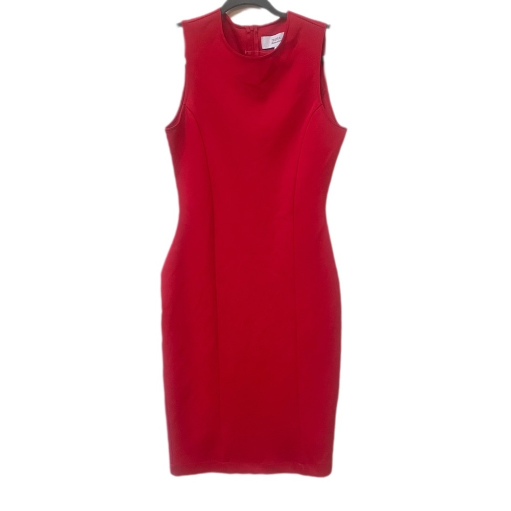 Elizabeth and James Red Midi Dress